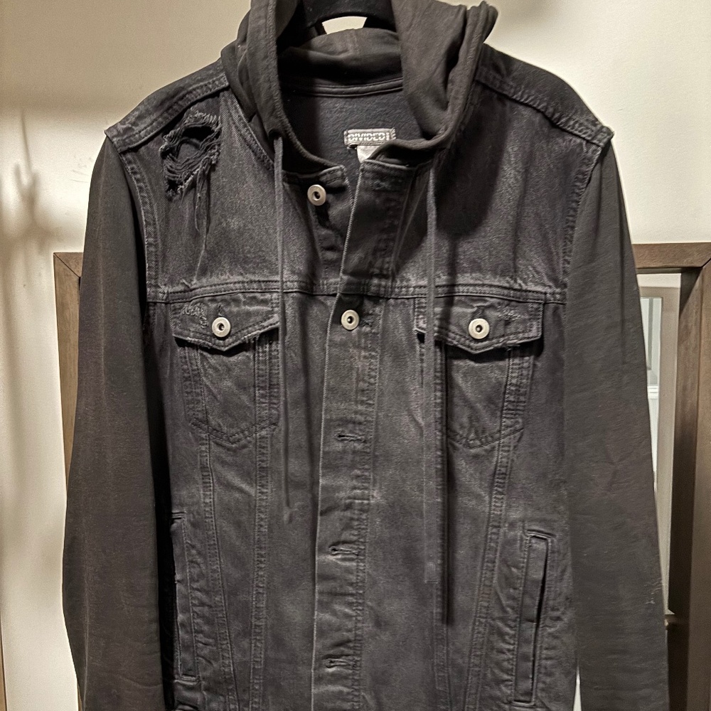 Hoodie jacket black vintage